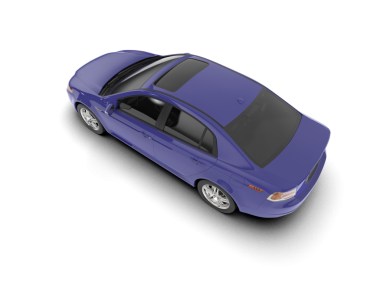 3 boyutlu bir araba.