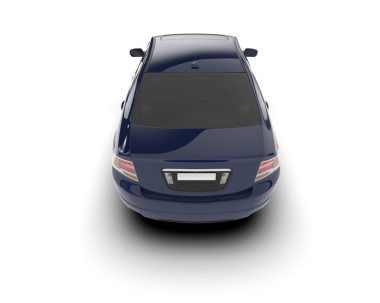 beyaz arkaplanda modern araba.