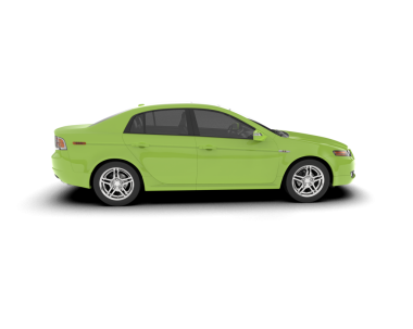 modern yeşil araba beyaz arkaplanda izole