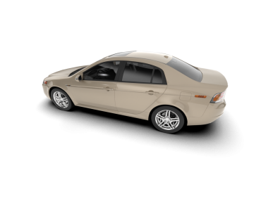 - Araba. Beyaz arkaplanda 3D görüntüleme.