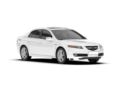 Kırpma yolu olan beyaz, lüks bir araba..