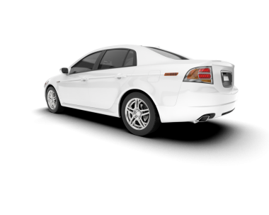 beyaz araba modern sedan vektör illüstrasyonu