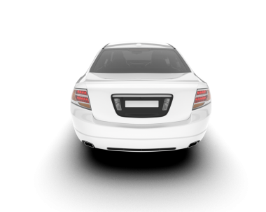 araba modern otomobil beyaz arkaplanda izole edildi