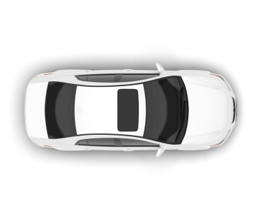 araba yan görünümü beyaz üzerinde izole