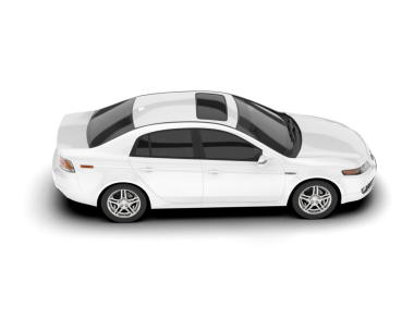 İzole edilmiş beyaz arkaplanda bir araba