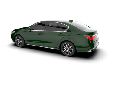 araba beyaz arkaplanda izole edildi