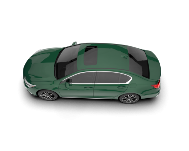 beyaz arkaplanda modern araba