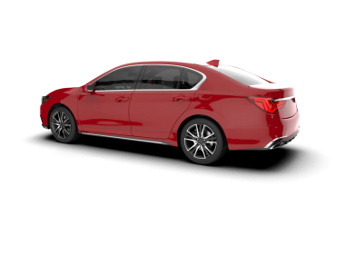 beyaz arka planda modern lüks araba