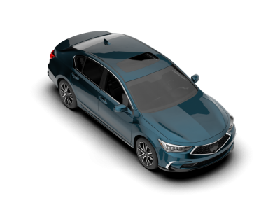 Modern araba siyah arka planda izole edilmiş. 3d illüstrasyon