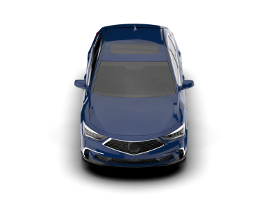 Mavi araba siyah arka planda izole edilmiş. 3d oluşturma