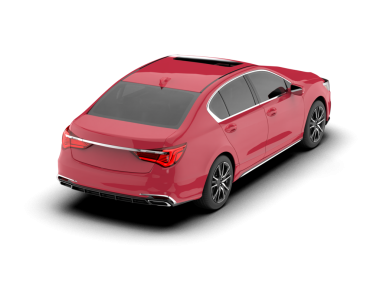 Beyaz arka planda 3 boyutlu araba.