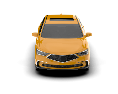 Beyaz arka planda gerçekçi bir araba, vektör illüstrasyonu