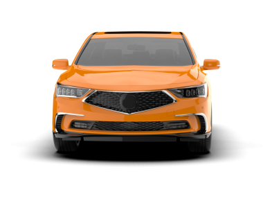 Beyaz arka planda bir araba. 3 Boyutlu Hazırlama