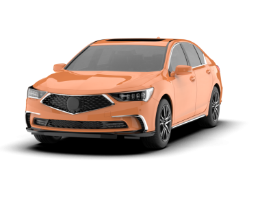 Beyaz arka planda modern bir araba. 3d oluşturma -