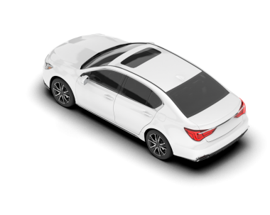 Araba siyah arka planda izole edilmiş. 3 boyutlu model