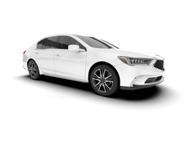 Beyaz araba izole edilmiş. 3d oluşturma