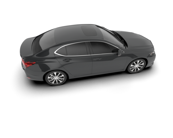 Siyah araba beyaz arkaplanda izole edildi