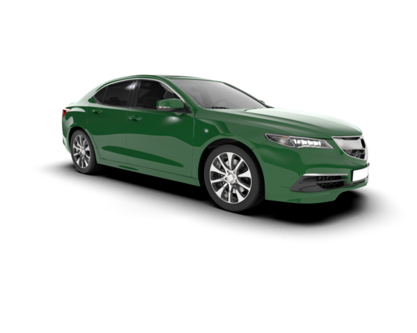 beyaz izole edilmiş arka planda modern araba