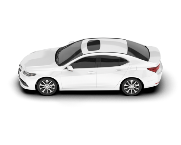 Gerçekçi beyaz SUV arabası. vektör illüstrasyonu