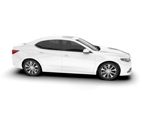 Modern araba. ön görünüm.