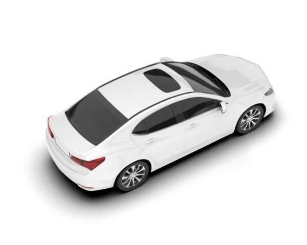 modern beyaz araba beyaz arka plan üzerinde izole