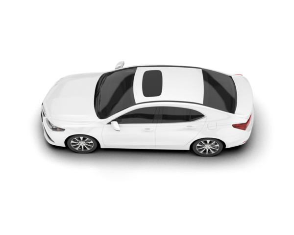 Beyaz arka plan üzerinde beyaz araba.