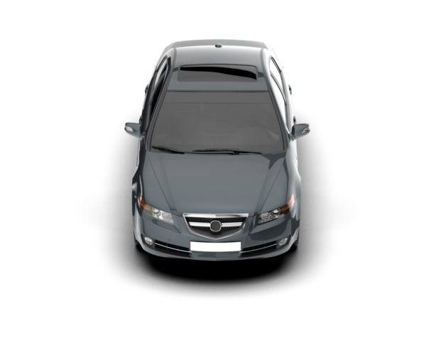 modern araba gri arka planda izole edilmiş.