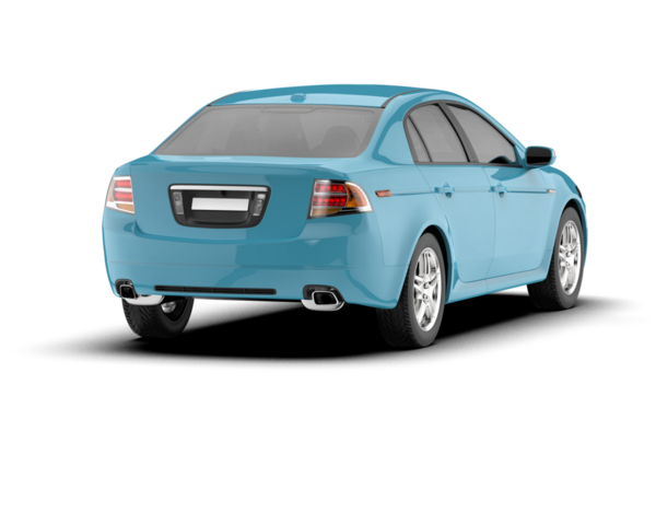 Araba beyaz arka planda izole edilmiş. 3 Boyutlu Hazırlama