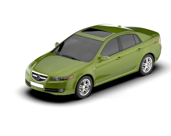 modern araba beyaz arkaplanda izole edildi.