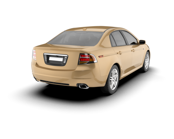 lüks kahverengi araba beyaz arka planda izole edilmiş.