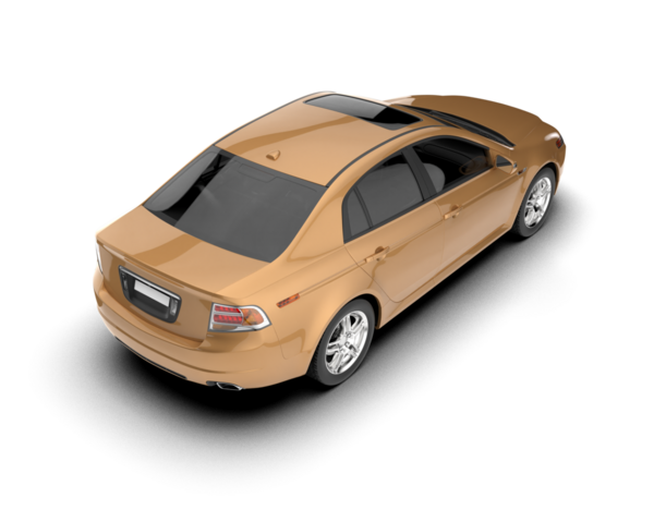 modern araba beyaz arkaplanda izole edilmiş 3 boyutlu görüntüleme