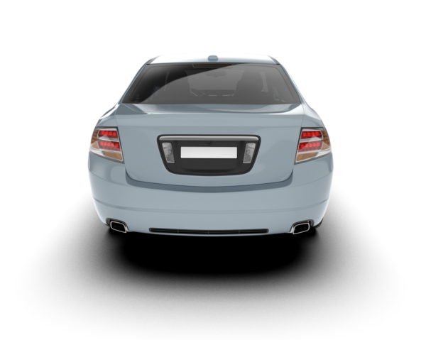 lüks araba arka görünümü