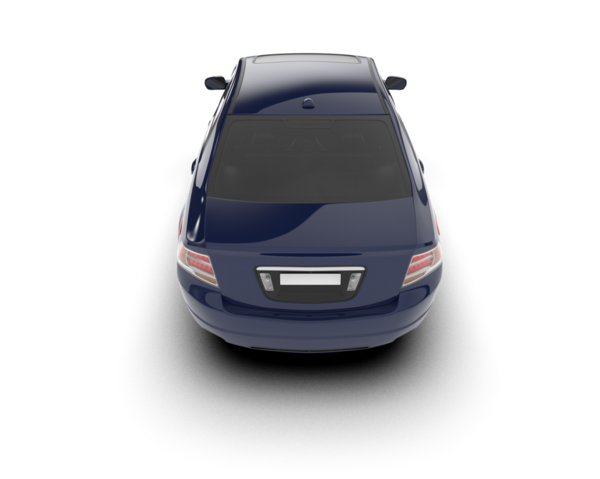 beyaz arkaplanda modern araba.