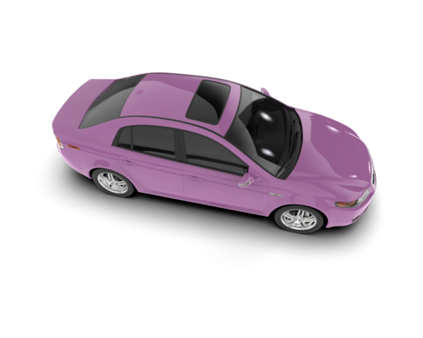 modern pembe araba beyaz arka planda izole edilmiş