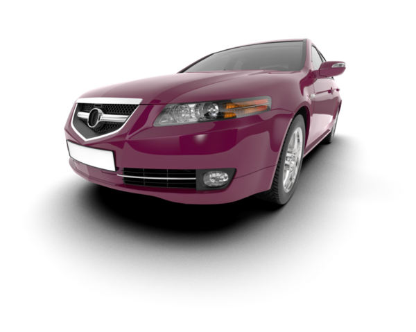 Modern lüks araba beyaz zemin üzerine.