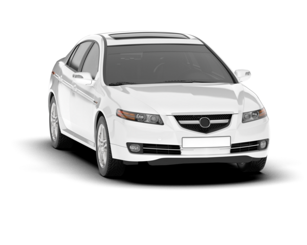 Modern araba beyazda izole edilmiş. Vektör çizimi. yüksek kalite