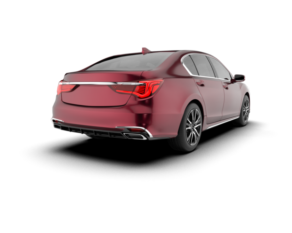 modern arka lambalı araba.