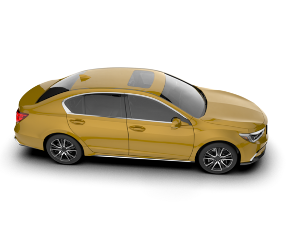 Araç beyaz arkaplanda izole edildi. 3 boyutlu çizim - illüstrasyon