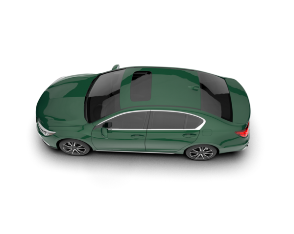 beyaz arkaplanda modern araba