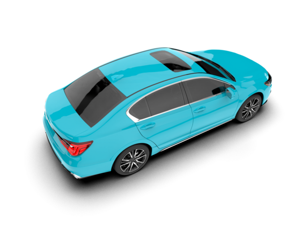 Arka planda izole edilmiş gerçekçi bir SUV aracı. 3D görüntüleme - illüstrasyon