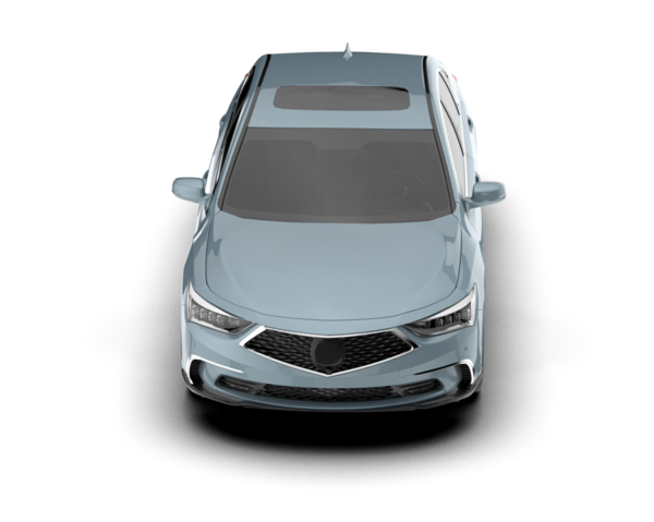 Gri arka planda izole edilmiş modern şehir beyaz arabası. 3d oluşturma