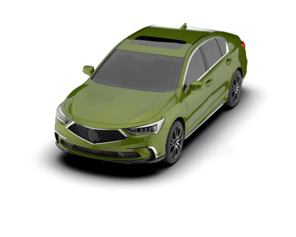 Gri arka planda modern şehir arabası.