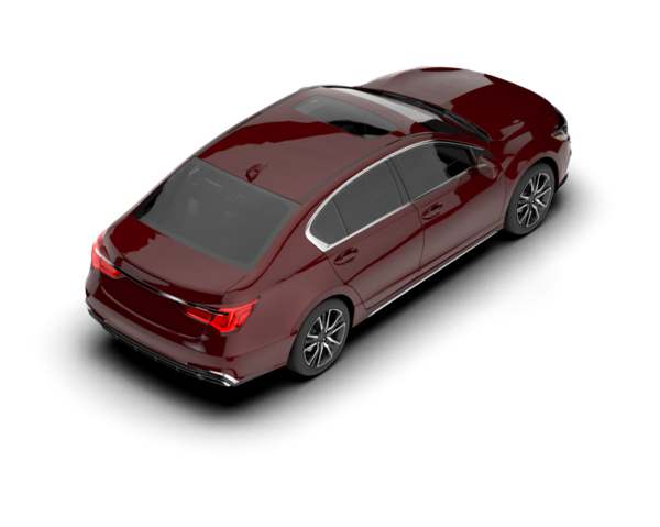 Beyaz arka planda lüks bir araba. 3 Boyutlu Hazırlama