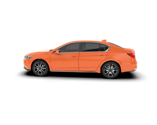 Beyaz arka planda modern lüks bir araba. 3d oluşturma.