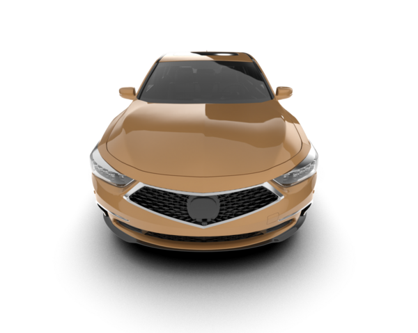 beyaz arkaplanda modern araba