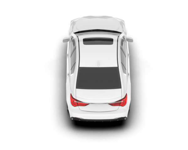 modern araba kenarı görünümü.