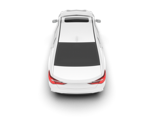 araba arka planı beyaz arkaplanda izole edildi