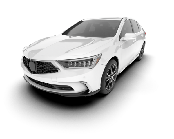 modern otomobil arka planda izole edildi