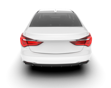 beyaz araba beyaz zemin üzerine izole