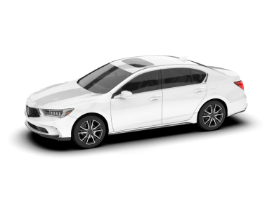 Araba sedanı. araba beyaz arkaplanda izole edildi.